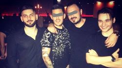 Baiatul lui Marian Vanghelie s-a intalnit in club cu alt junior celebru! FOTO