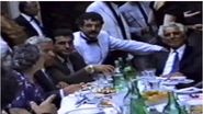 Gigi Becali, alaturi de tatal sau la nunta lui Dorin Mateut