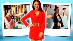 Anca Ciota de la “Meteo” se intretine cu sport si mult efort