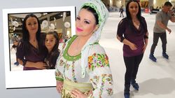Silvana Riciu a patinat pentru prima oara, de dragul fiicei! Cat de bine s-a descurcat cantareata de muzica populara – Video Exclusiv!