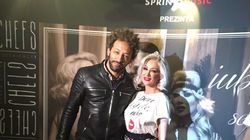 Prima aparitie publica a lui Kamara dupa scandalul de la WOWBiz cu sotia lui! Artistul, alaturi de fetele de la Bambi la lansarea unei melodii