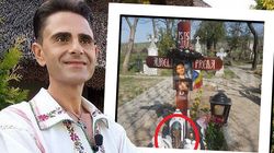 Ce statueta a aparut la mormantul lui Aurelian Preda! Regretatul artist nu mai are locul de veci acoperit de flori FOTO