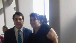 Ea este vedeta care l-a facut sa zambeasca pe Marius Teicu! Ioana Calugareanu s-a intalnit cu compozitorul la un eveniment FOTO