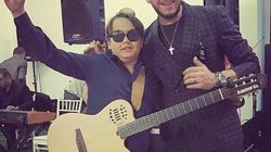 Adrian Minune isi ia fiul de 13 ani la nunti! Juniorul a devenit om de baza in bandul manelistului