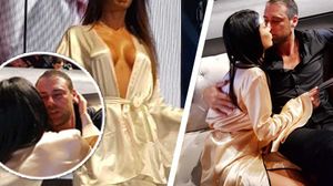 Anna Roman si-a etalat pijamalele de lux sub ochii noului iubit! Christian, incantat de creatiile frumoasei romance