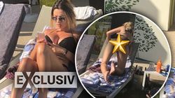 Spectacol total, la piscina, cu o asistenta TV celebra! Barbatii au amutit cand au vazut-o pe Denisa Bita FOTO EXCLUSIV