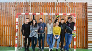Elevii de la Colegiul German Goethe, la „Ora de Exatlon”! Fostii concurenti „Exatlon” au trait la maximum, alaturi de copii, emotia evolutiei pe traseele organizate in sala de sport