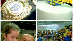 Mirel Drăgan, primit cu fast de familie şi prieteni! Imagini exclusive direct din aeroport