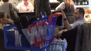 Madalin Ionescu si Cristina Siscanu, la cumparaturi