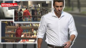 Mircea Badea, interceptat în librărie! Prezentatorul tv i-a cumpărat cărţi lui Vlăduţ VIDEO PAPARAZZI