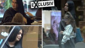 Roxana Dobre si-a făcut de cap, la mall, cu fetiţa ei şi a lui Florin Salam VIDEO EXCLUSIV