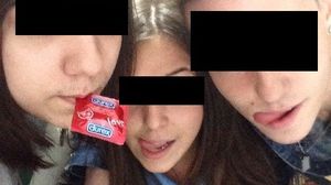 Asa s-a pozat minora alaturi de colegii ei cu o luna inainte de viol