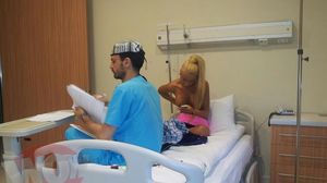 Loredana, relaxata inainte de operatia la sani