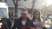 Raluca si Pepe, cu cateva momente inainte sa vina micuta Rosa pe lume