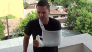 Augustin, la cateva zile de la operatia la mana