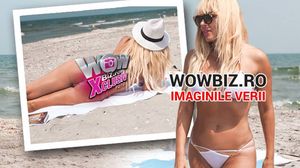 FOTO EXCLUSIV! WOW! Acestea sunt imaginile verii cu Elena Udrea! Blonda, intr-un costum de baie provocator, pe o plaja retrasa! Niciodata nu a mai fost atat de sexy! novalue