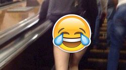 Dumnezeule, cum a aparut tipa asta la metrou!