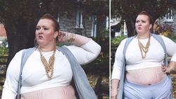 A fost anorexica, dar acum cantareste 140 de kilograme! Tanara de 34 de ani si-a etalat "sunculitele" in cele mulate haine