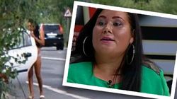 Costela Claudia, prinsa in fapt. Dupa ce a recunoscut in direct ca se prostitueaza, a fost FILMATA LA MUNCA. Ce tarif practica dansatoarea care incinge internetul si ce tinuta poarta pe "traseu" VIDEO