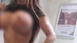 O cunoscuta prezentatoare TV a baut pana a uitat de ea! S-a dezbracat de haine la petrecerea de Craciun, iar colegii au filmat-o