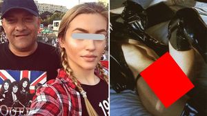 Fiica sexy a lui Gabi Balint s-a pozat goala in pat! Prietenii au avertizat-o ca tatal ei ar putea vedea fotografia: „Denisa, nu asa in public ca vede sefu' mare!”