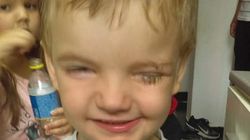 Micutul Daniel isi doreste sa-si recapete vederea! Parintii si-au scos casa si masina la vanzare pentru a-si ajuta copilul sa vada din nou!