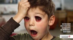 Reclame şocante interzise – Copiii cu guri în loc de ochi