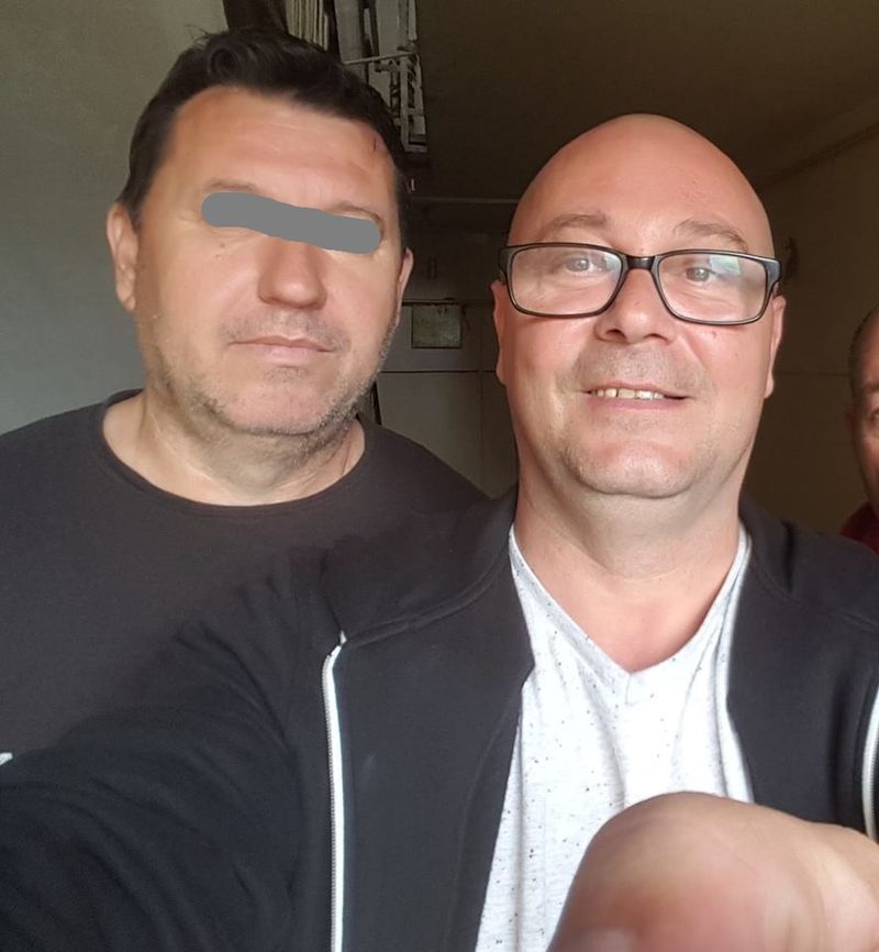 Ovidiu, alături de Viorel, prietenul dispărut 