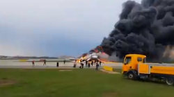 Imaginile terorii! 13 oameni au murit, după ce un avion a explodat în Rusia