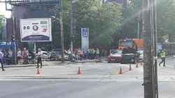 Accident violent în București, pe Bulevardul Carol! 4 persoane au fost rănite după un carambol între mai multe mașini!