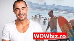 Vladimir Drăghia s-a dat cu placa, admirat de soție și de fetiță VIDEO