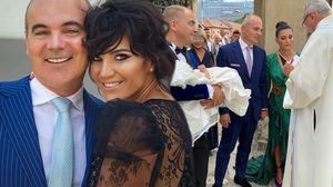 Imagini senzaționale de la botezul fetiței lui Rareș Bogdan! Florina, soția politicianului, a făcut senzație FOTO