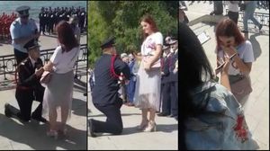 Pompier din Constanța, cerere în căsătorie