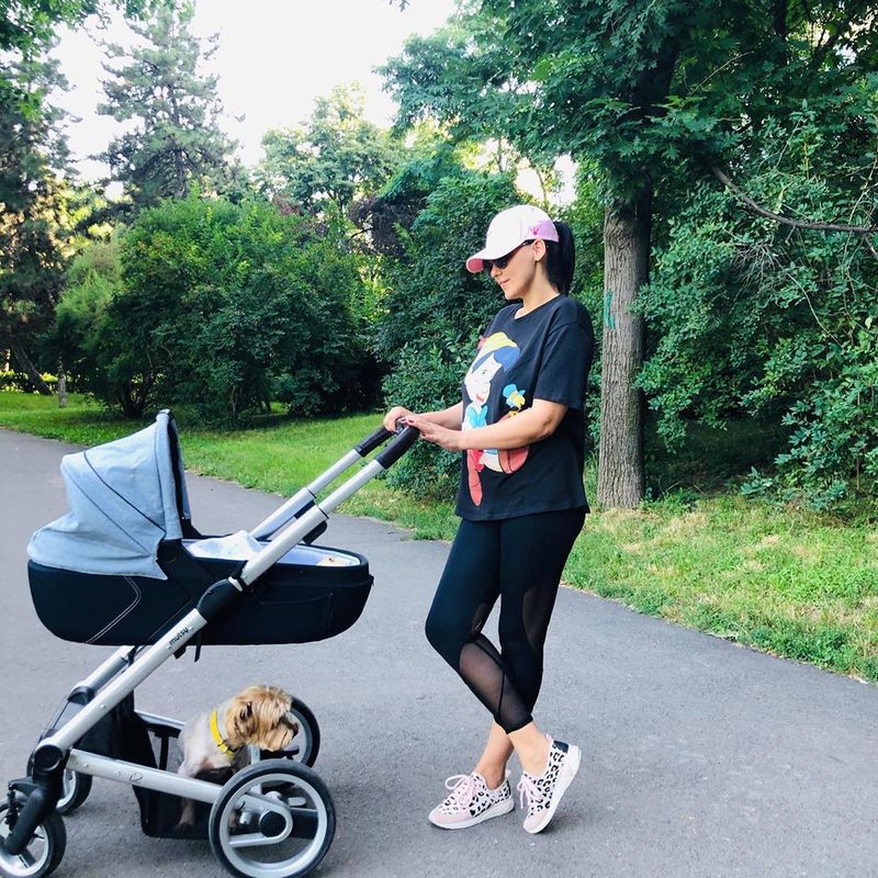 Lavinia Pirva si bebelusul