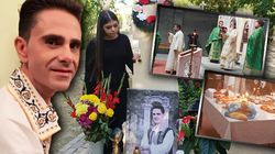 Imagini de la parastasul lui Aurelian Preda, de la Dervent! Nicușor Iordan n-a venit, iar slujba a fost condusă de IPS Teodosie