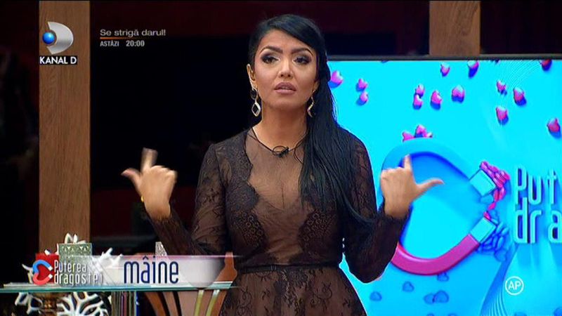 Andreea Mantea descalifică un concurent de la Puterea dragostei