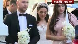 Imagini inedite de la cununia Teodorei Becali cu alesul inimii! Gigi Becali i-a întâmpinat pe călugării de pe Muntele Athos