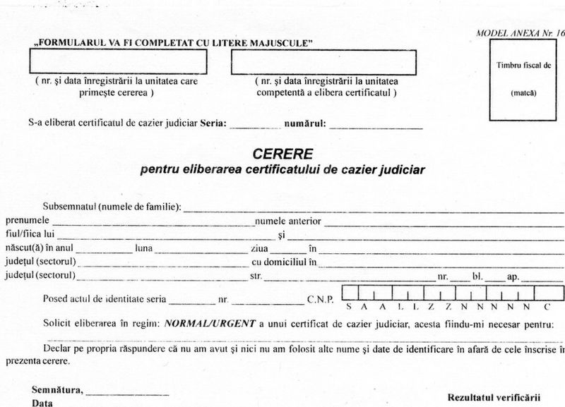 Acte necesare cazier. Cum și &icirc;n c&acirc;t timp poți scoate cazierul