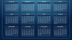 Calendar 2020