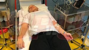 What's Up, internat de urgență! Prima imagine de pe patul de spital