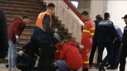 Incident la stația de metrou Piața Unirii din Capitală: un bărbat de 55 de ani zace pe peron într-o baltă de sânge