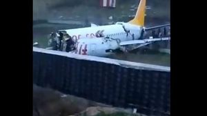  Un avion cu 177 de pasageri s-a prăbușit pe un aeroport din Turcia