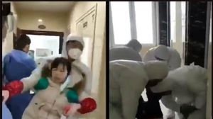 Video!  Suspecții de coronavirus din Wuhan, luați cu forța din casă
