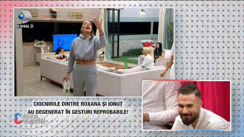 Roxana și Ionuț, pe punctul de a se lua la bătaie  Roxana și Ionuț, pe punctul de a se lua la bătaie