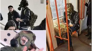 povestea tânărului care a devenit viral după ce s-a plimbat cu o masca de gaze prin București