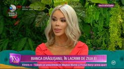 Scene cutremurătoare cu Bianca Drăgușanu. A plâns în direct, la Kanal D. VIDEO tulburător