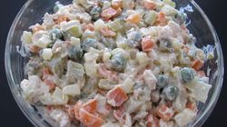 Salată de "boeuf". Rețeta cu maioneză de post