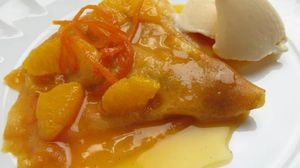 Clătite Suzette. Desertul servit în sos de portocale 
