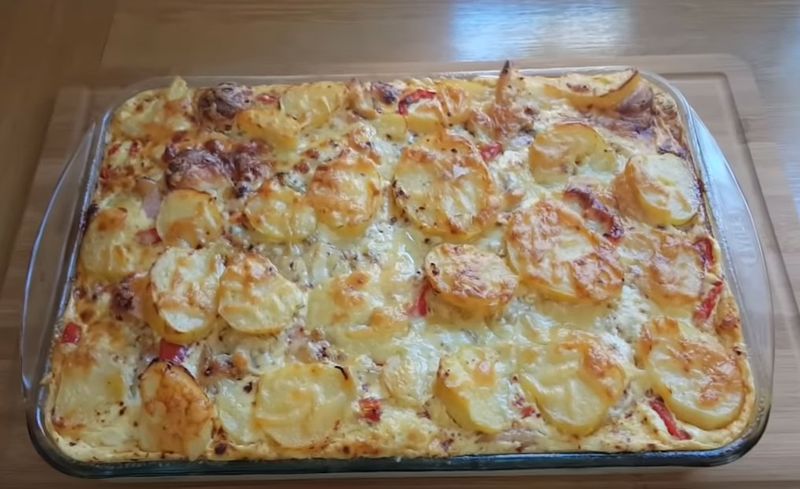 Cartofi parizieni (frantuzesti) la cuptor,