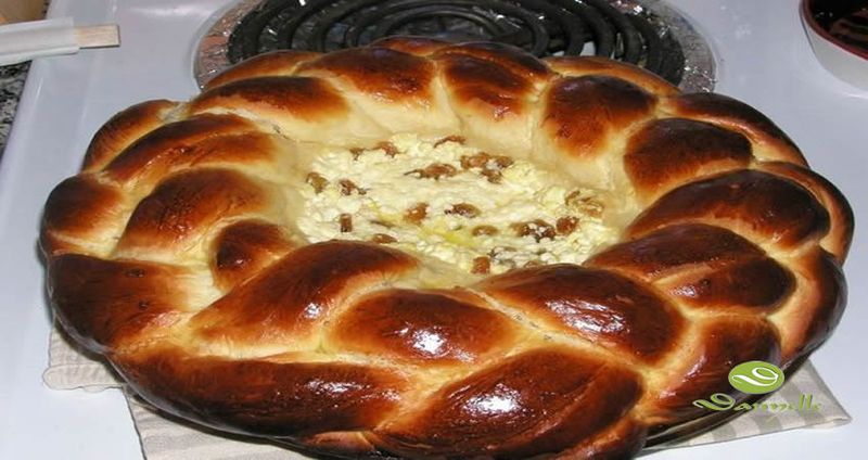 Pasca moldoveneasca. Pasca cu branza dulce